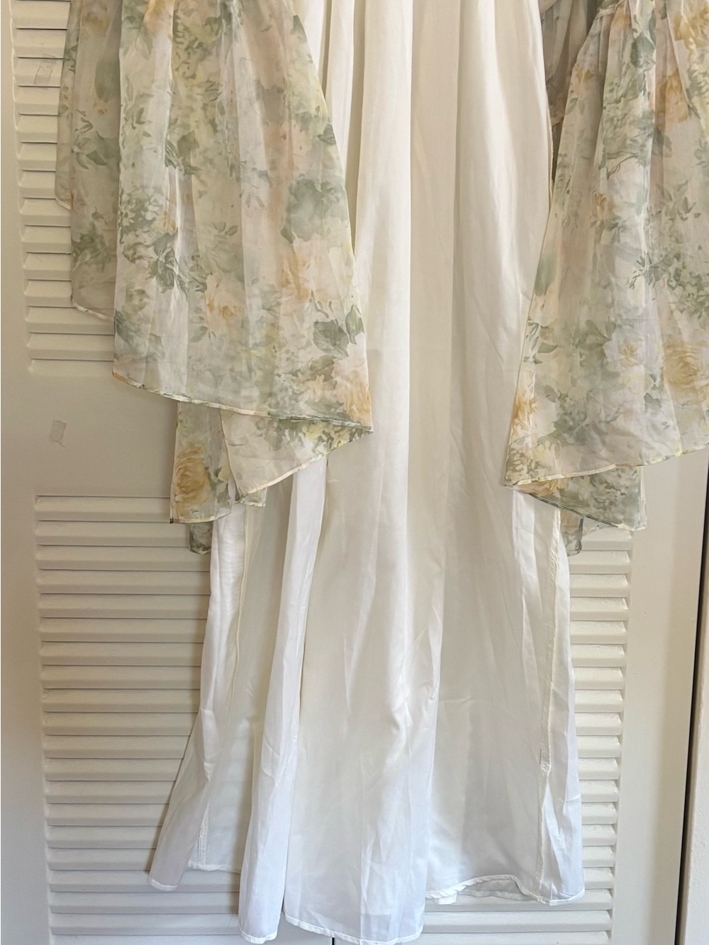 Batul The Collection Floral Maxi Dress Long Sleeve Tiered Boho Cottagecore XS - Picture 15 of 16